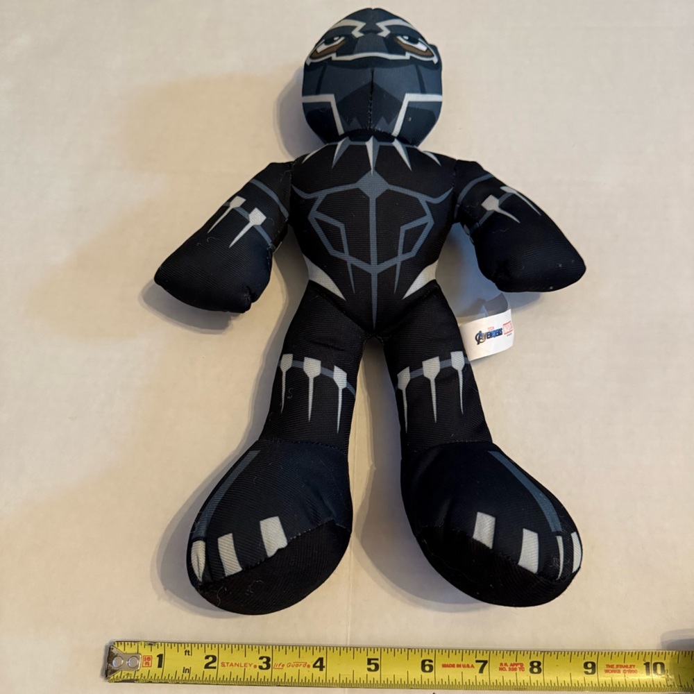 Marvel Black Panther Plush Pillow Avengers Super Hero Stuffed Animal 14" - Picture 10 of 10